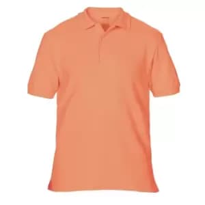 Image of Gildan Mens Premium Cotton Sport Double Pique Polo Shirt (XL) (Terracota)