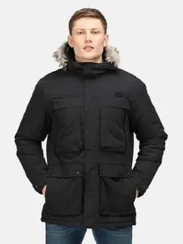 Image of Regatta Volter Waterproof Parka Heated Jacket - Black, Size 2XL, Men