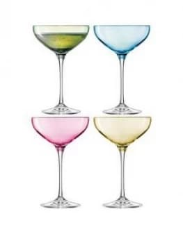 Image of Lsa International Polka Champagne Saucers Set Of 4