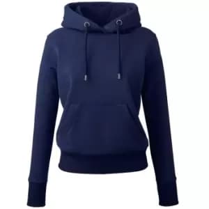 Image of Anthem Womens/Ladies Organic Hoodie (XXL) (Oxford Navy)