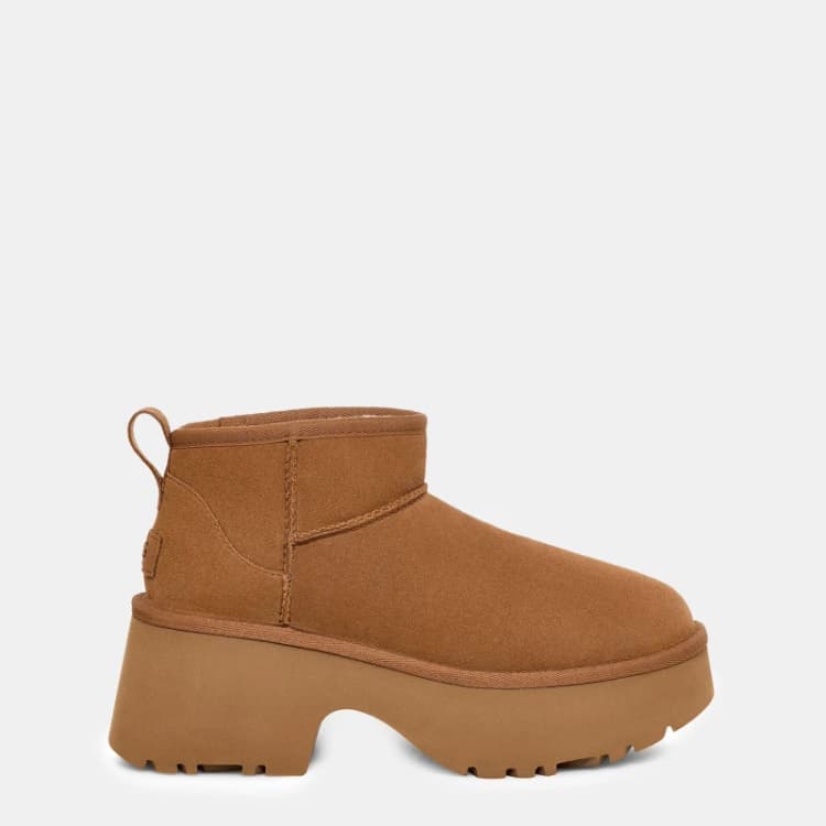 Image of Ugg Ultra Mini New Heights Boots - Brown Brown 5
