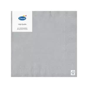Image of Duni Silver Paper Napkins, 16.5cm