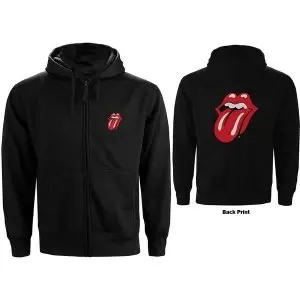 Image of The Rolling Stones - Classic Tongue Unisex XX-Large Hoodie - Black