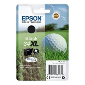 Image of Epson Golf ball 34XL Black Ink Cartridge