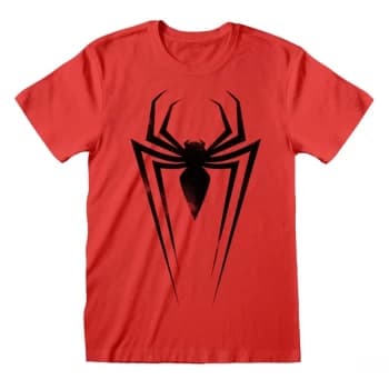 Image of Marvel Comics Spider - Black Spider Unisex Large T-Shirt - Black