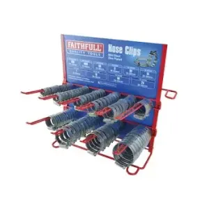 Image of Faithfull FAIHCDISP Hoseclip Display C/W Stock 100Pc