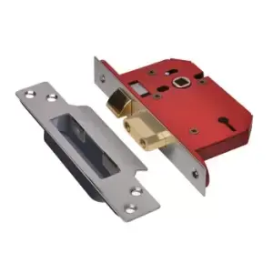 Image of StrongBolt 2203S 3 Lever Mortice Sashlock Stainless Steel 68mm 2.5" Visi