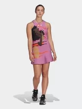 Image of adidas Tennis New York Y-dress - Purple, Purple Size M Women