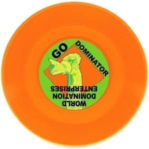 Image of World Domination Enterprises - Go Dominator/Woke Up Just In Time Orange Vinyl