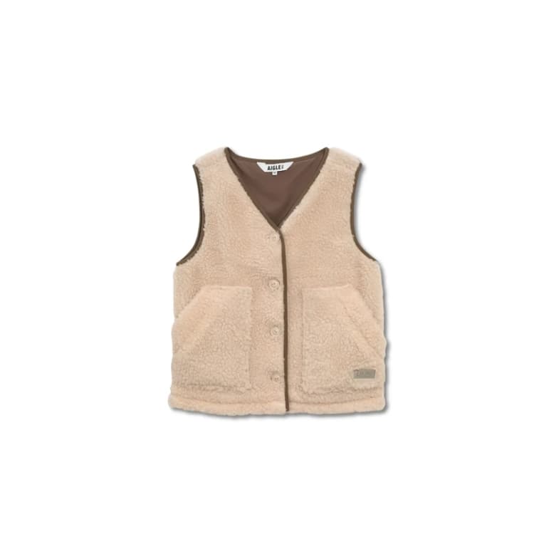 Image of Aigle Womens sleeveless fleece Aigle Beige Female 38