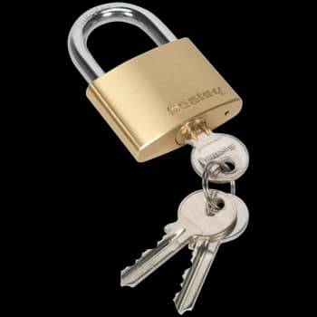 Image of Sealey Brass Padlock 50mm Standard