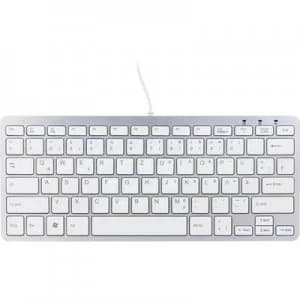 Image of R-GO Tools RGOECQZW USB Keyboard German, QWERTZ, Windows White
