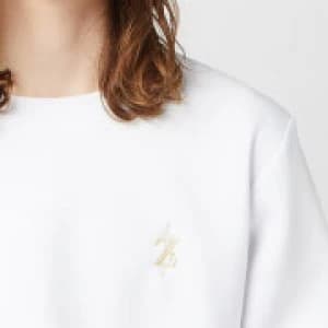 Image of Nintendo Zelda Unisex Embroidered Sweatshirt - White - L