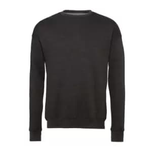 Image of Bella + Canvas Adults Unisex Drop Shoulder Sweatshirt (XL) (Dark Grey Heather)