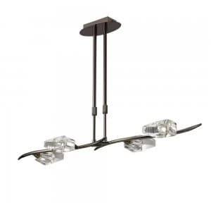 Image of Telescopic 4 Light G9 Bar, Black Chrome