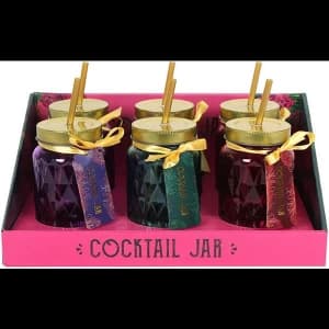 Image of Set of 6 Oriental Flight Luxury Drinking Jars
