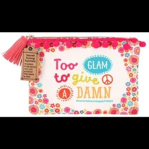 Image of Too Glam to Give a Damn Make up Pouch