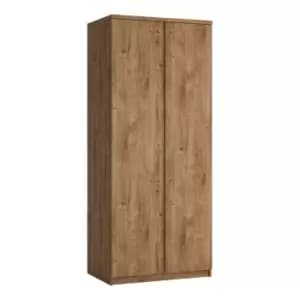 Image of Fribo 2 Door Wardrobe In Oak Effect