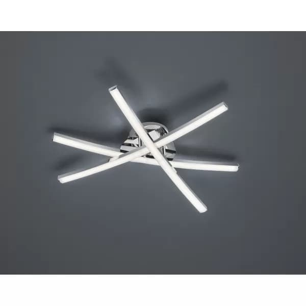 Image of Capella Modern LED Semi Flush Light Chrome 3000K