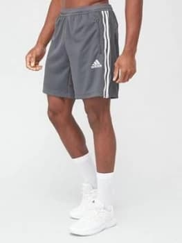 Image of adidas 3-Stripe Shorts - Grey, Size 2XL, Men