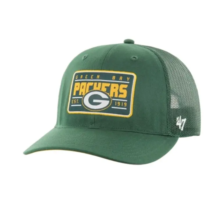 Image of Green Bay Packers Womens Trucker Cap in Dark Green Dark Green Female One Size