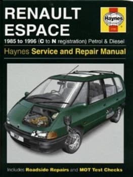 Image of Renault Espace Service and Repair Manual by Haynes Publishing Hardback