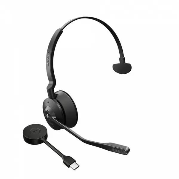 Image of Jabra Jabra Engage 55 Headset Wireless Head-band Office/Call center Black Titanium 9553-470-111