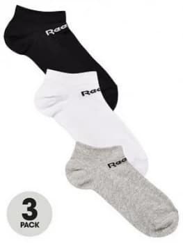 Image of Reebok Active Core Low Cut Sock (3 Pack) - White/Grey/Black