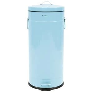 Image of Charles Bentley Retro 30L Pedal Bin - Blue