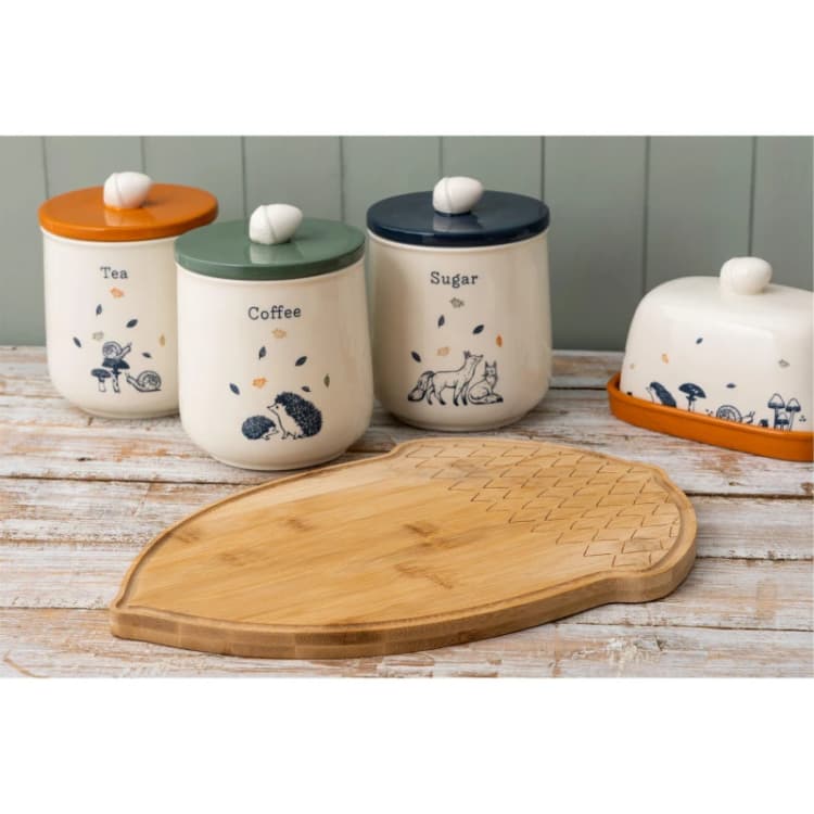 Image of Acorn Shaped Chopping Board Brown