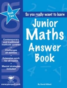 Image of Junior Maths Book 2 Answer Book by David Hillard Paperback