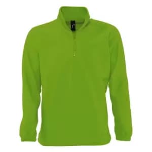Image of SOLS Ness Unisex Zip Neck Anti-Pill Fleece Top (3XL) (Lime)