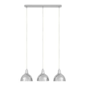 Image of Interiors by PH Jasper Three Shade Pendant Light, Silver