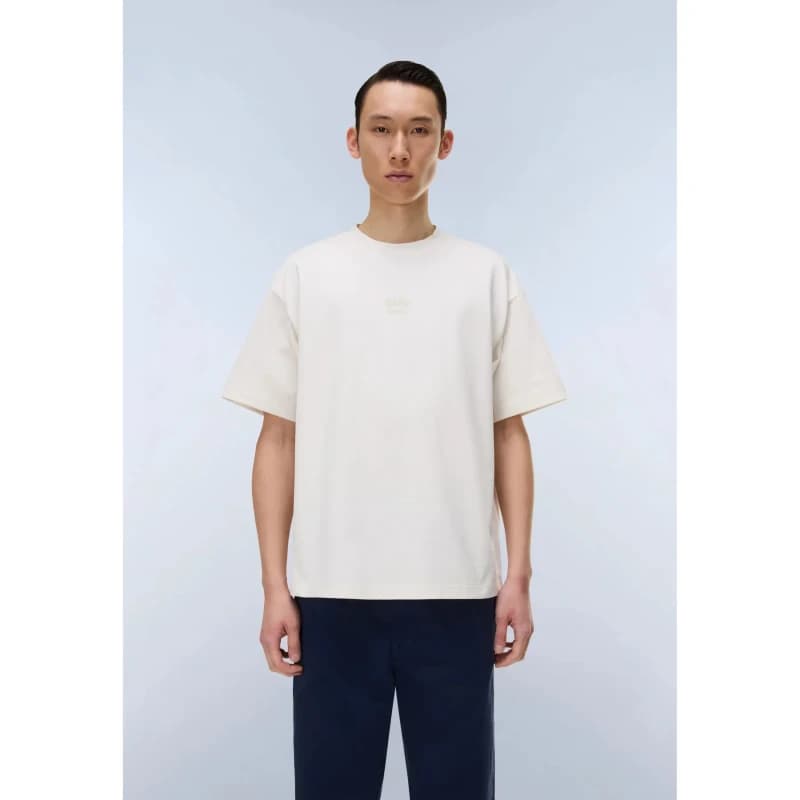 Image of T-Shirt Napapijri Elevated Logo Blanc Male 3XL