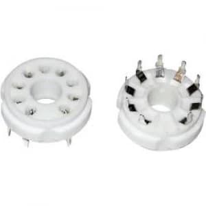 Image of Vacuum Tube Valve Holder Base Magnoval Fitting type details PCB Description Ceramic