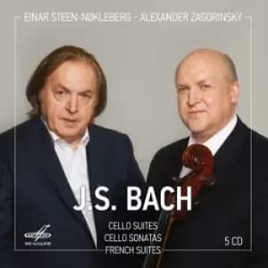 Image of JS Bach Cello Suites/Cello Sonatas/French Suites by Johann Sebastian Bach CD Album