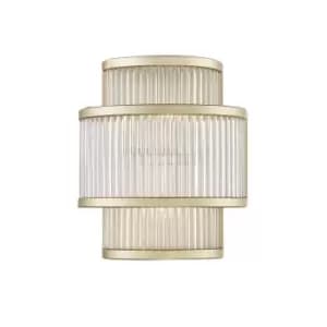Image of Sergio Wall Lamp, Matt Gold, 2x G9