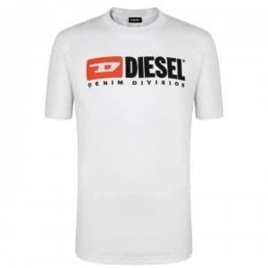 Image of Diesel Division Short Sleeve T Shirt - White 100