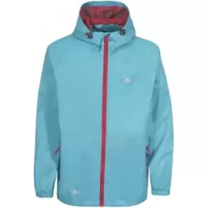 Image of Trespass Childrens/Kids Qikpac Waterproof Packaway Jacket (3/4 Years) (Aquatic)