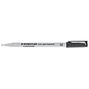 Image of STAEDTLER OHP Marker Lumocolour 315 Bullet 1mm Black 10 Pieces
