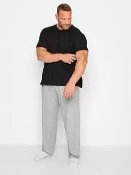 Image of BadRhino Basic Top & Trousers Set - Black, Size 7-8Xl, Men