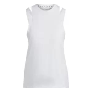 Image of adidas AEROREADY Train Essentials 3 Bar Logo Tank Top Wom - White