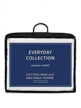 Image of Everyday Collection Cotton Percale Mattress Topper