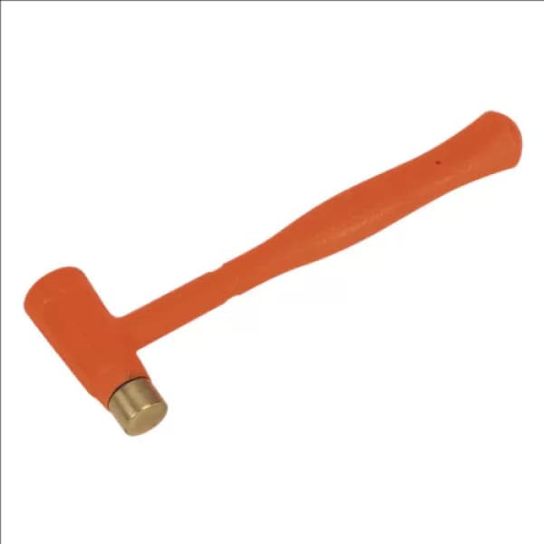 Image of Genuine SEALEY BFH12 Brass Faced Dead Blow Hammer 12oz