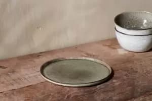 Image of Nkuku Simi Side Plate Tableware Moss Green