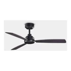Image of LEDS C4 Xaloc 1000mm 3 Blade 100cm Ceiling Fan Metallic Black