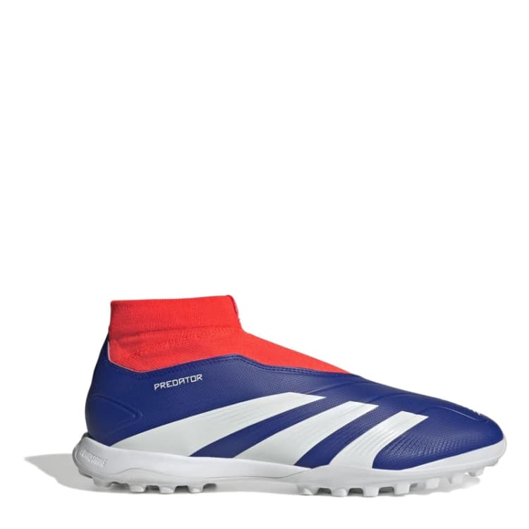 Image of adidas Predator League Laceless Astro Turf Football Boots Indoor Football Boots 7 (40.7) Blue 26345118270
