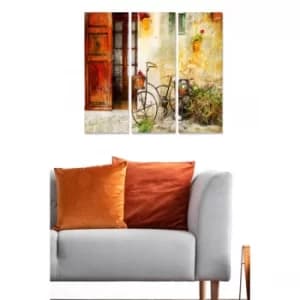 Image of MDF68821 Multicolor Decorative MDF Painting (3 Pieces)