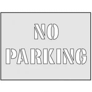 Image of No Parking Stencil 600 x 800mm
