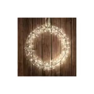 Image of Christmas Time Crystal Gem Wreath Light